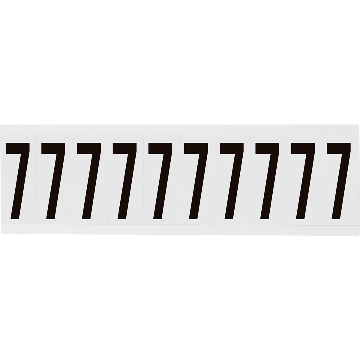 Brady NL-W225-7 Identical numbers and letters on one card for indoor use 234460