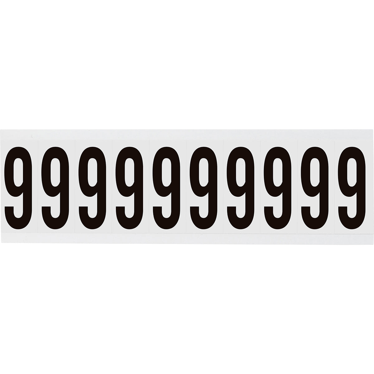 Brady NL-W225-9 Identical numbers and letters on one card for indoor use 234462