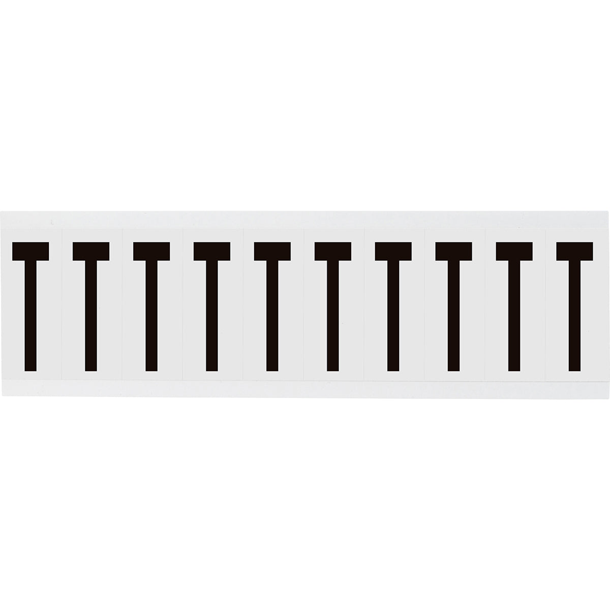 Brady NL-W225-T Identical numbers and letters on one card for indoor use 234482