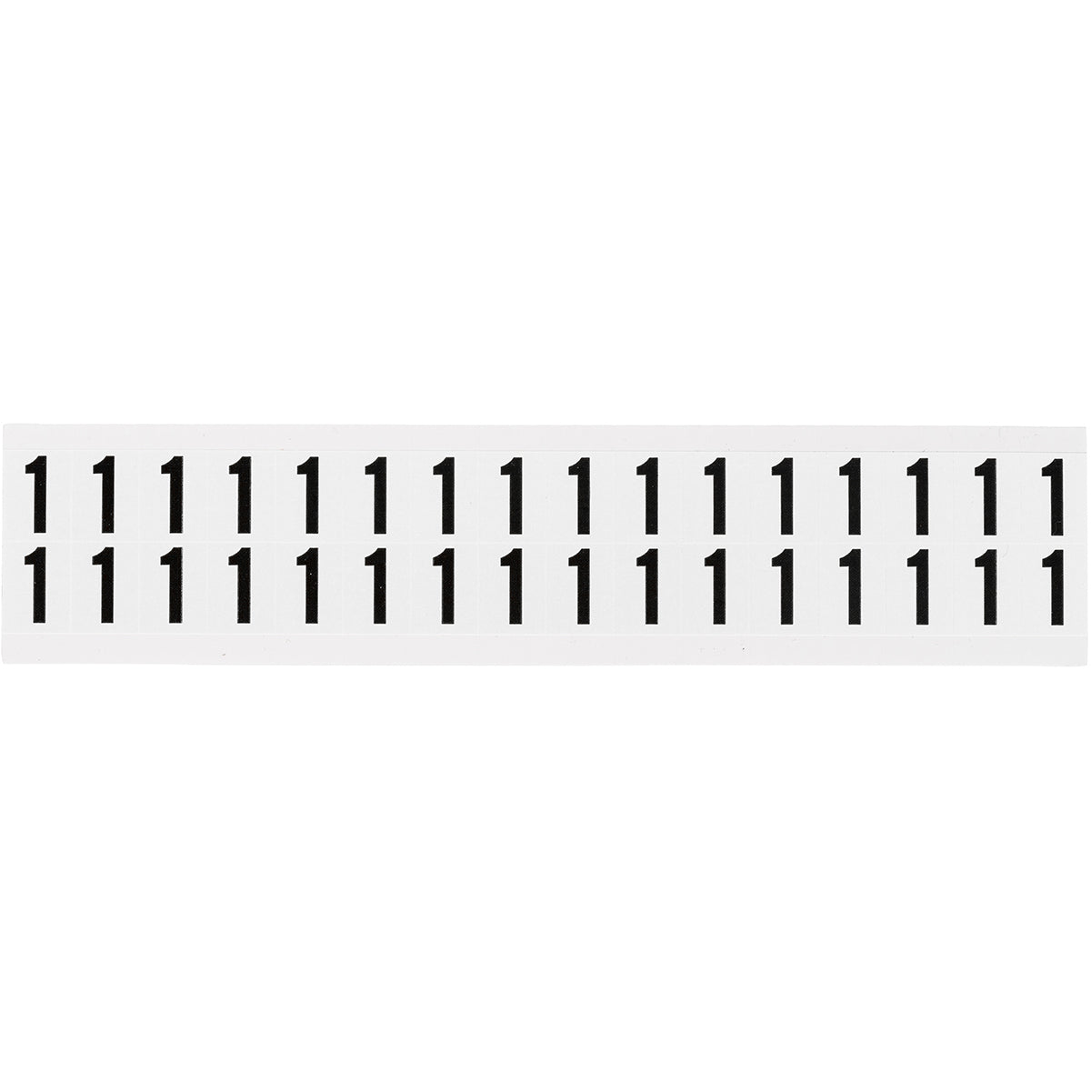 Brady NL-W75-1 Identical numbers and letters on one card for indoor use 234254