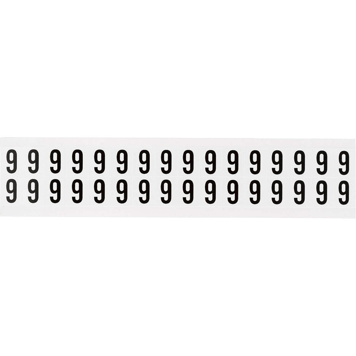 Brady NL-W75-9 Identical numbers and letters on one card for indoor use 234262
