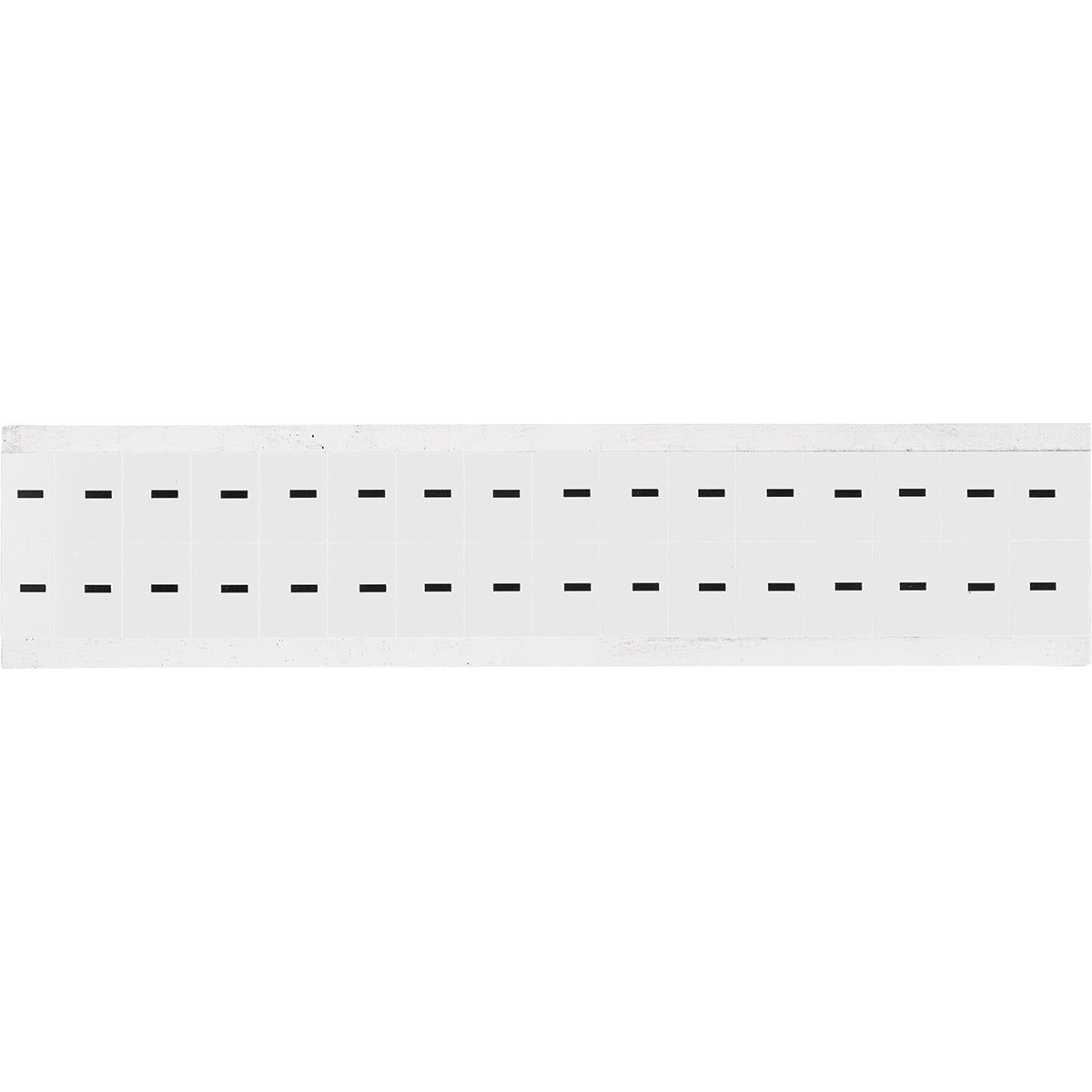 Brady NL-W75-DSH Identical numbers and letters on one card for indoor use 234289