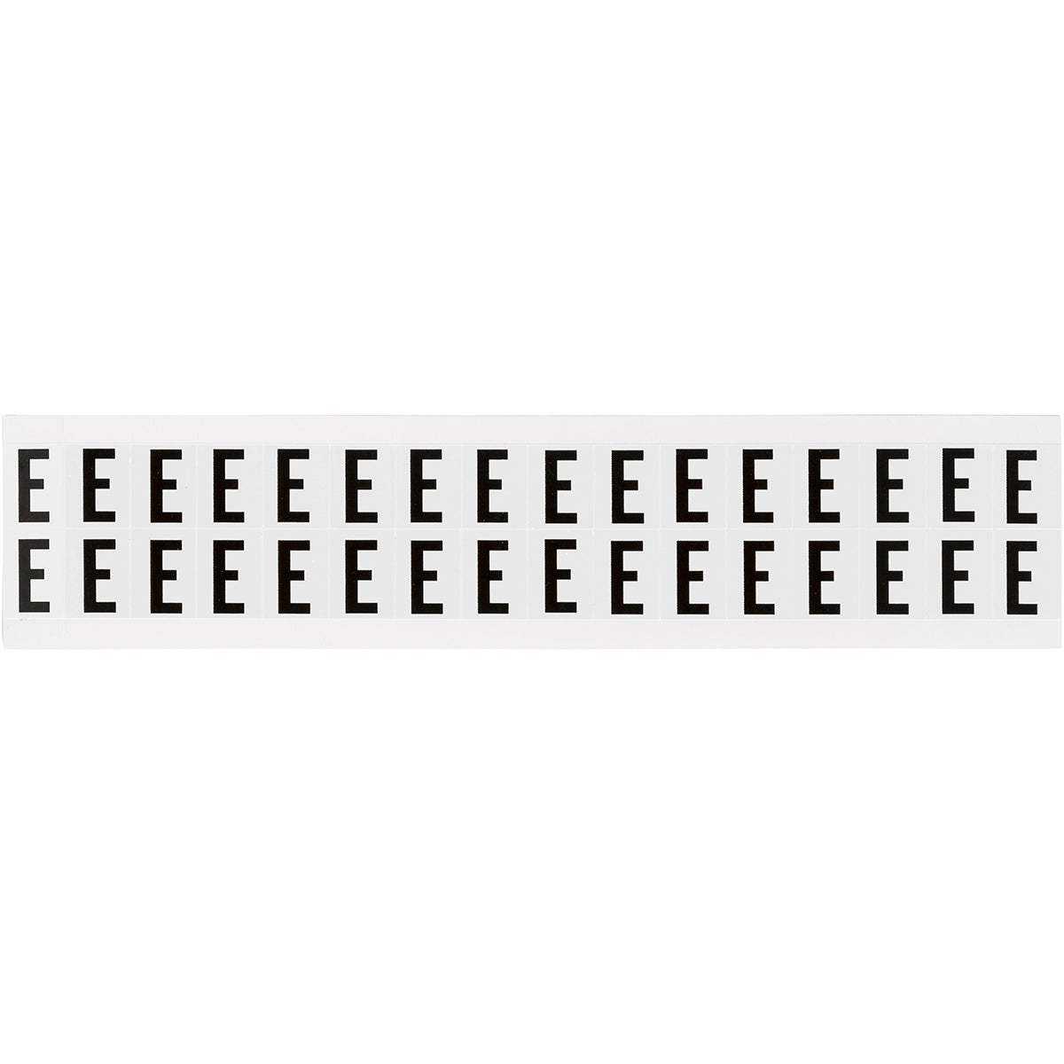 Brady NL-W75-E Identical numbers and letters on one card for indoor use 234267