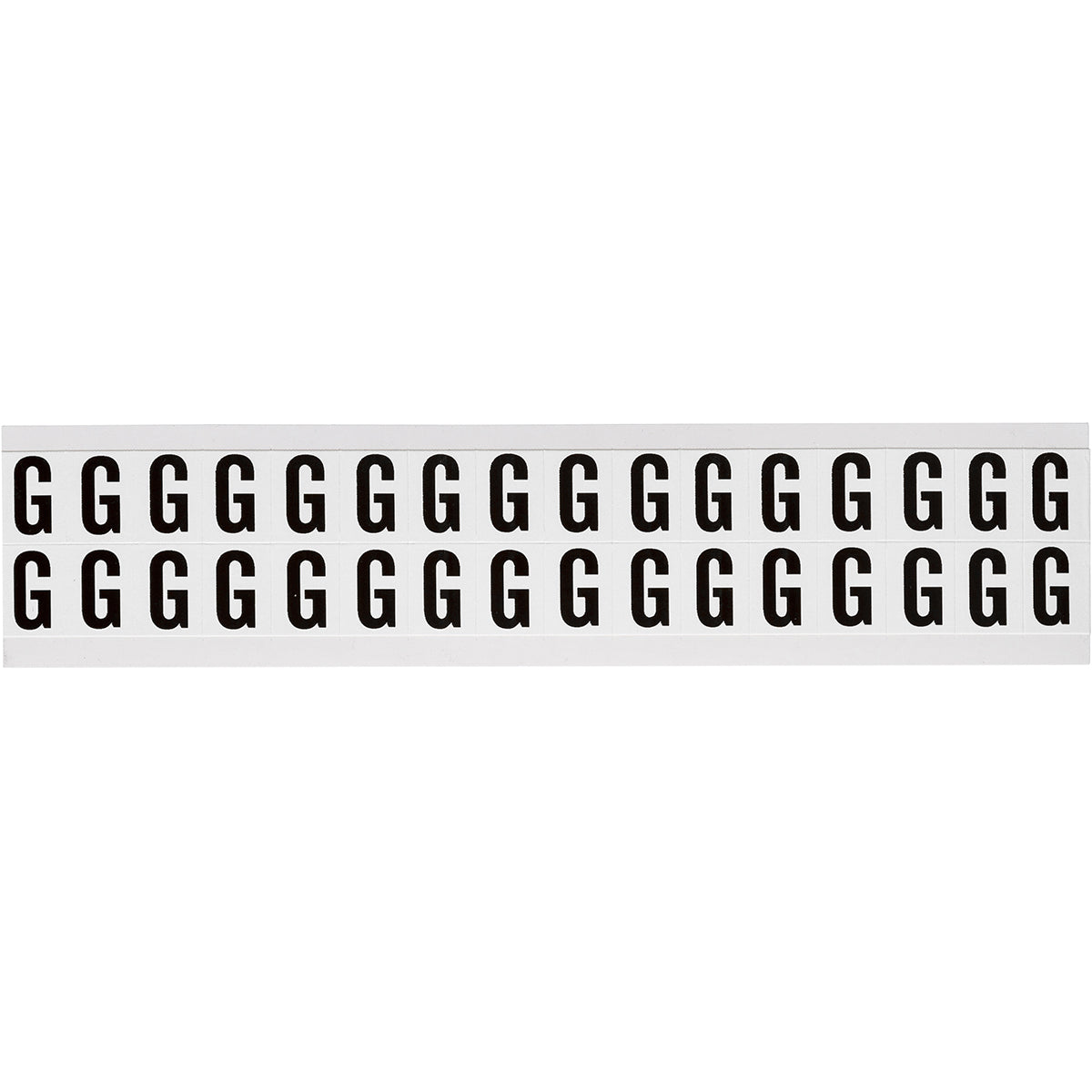 Brady NL-W75-G Identical numbers and letters on one card for indoor use 234269