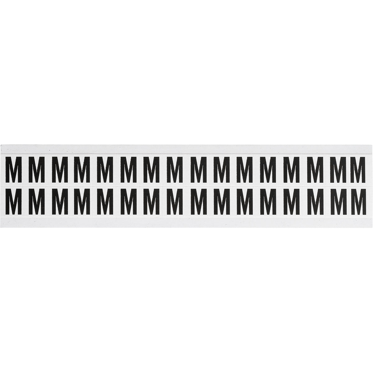 Brady NL-W75-M Identical numbers and letters on one card for indoor use 234275