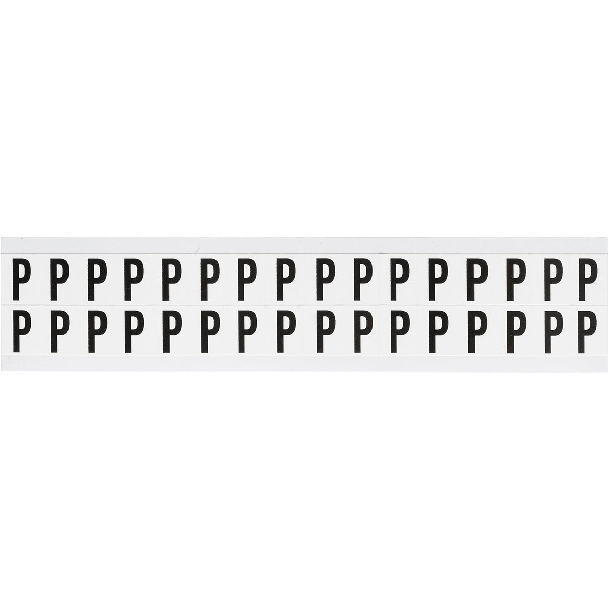 Brady NL-W75-P Identical numbers and letters on one card for indoor use 234278