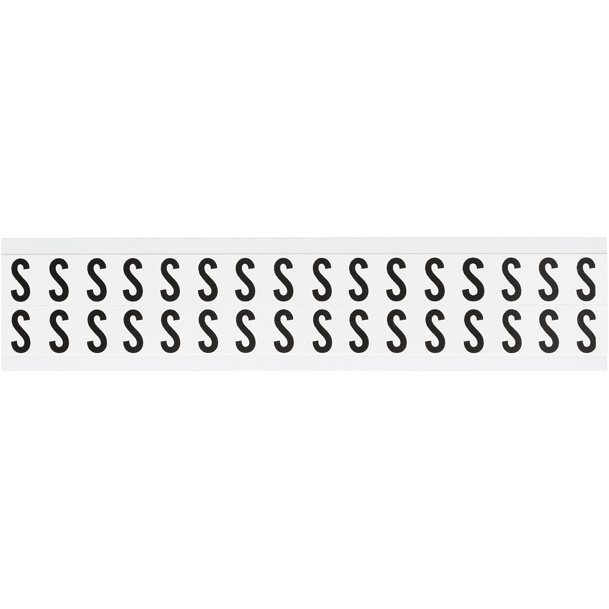 Brady NL-W75-S Identical numbers and letters on one card for indoor use 234281