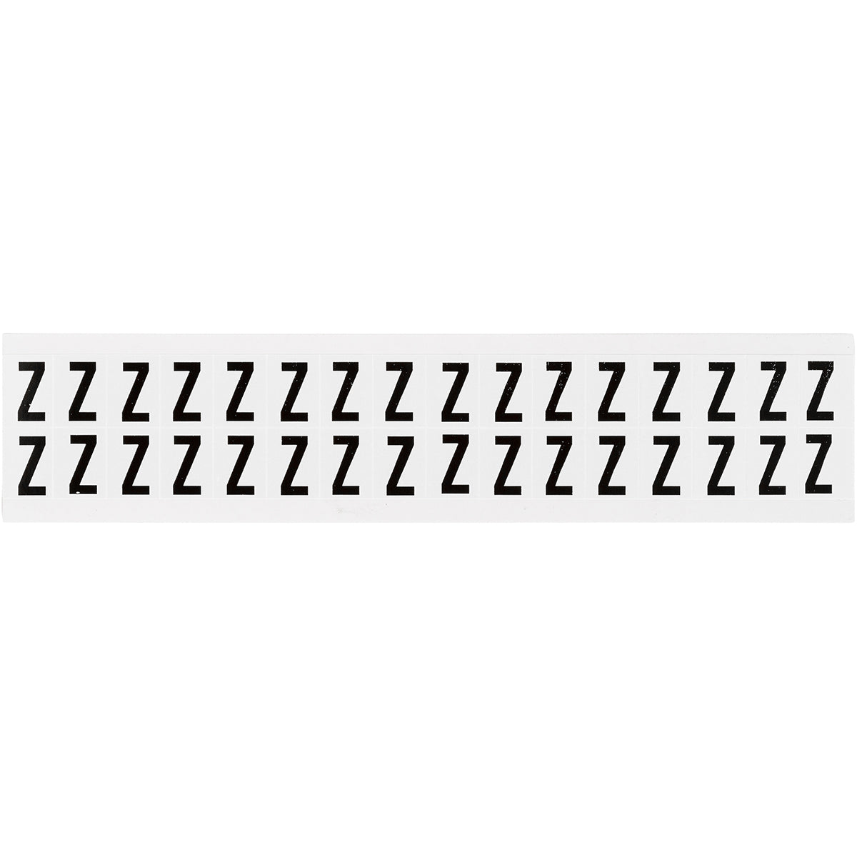 Brady NL-W75-Z Identical numbers and letters on one card for indoor use 234288