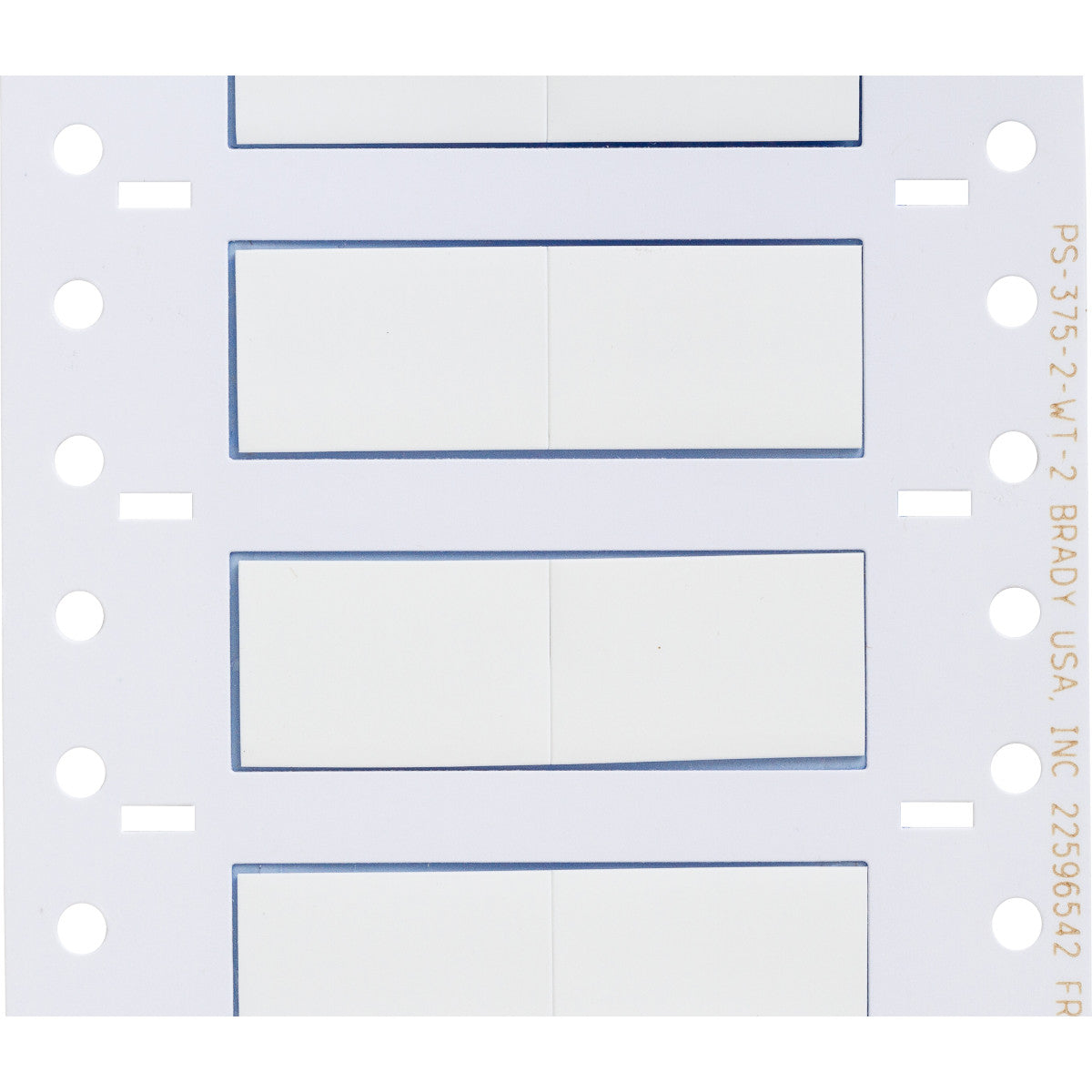 Brady PS-375-2-WT-2 PermaSleeve Wire Marking Sleeves 104686