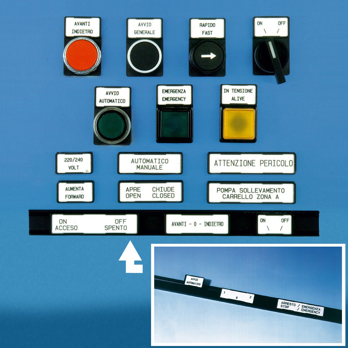 Brady ADHESIVE CHANNEL Adhesive rail for 1000 mm bi PTxxxx, P1xxxx tags PTBIAN
