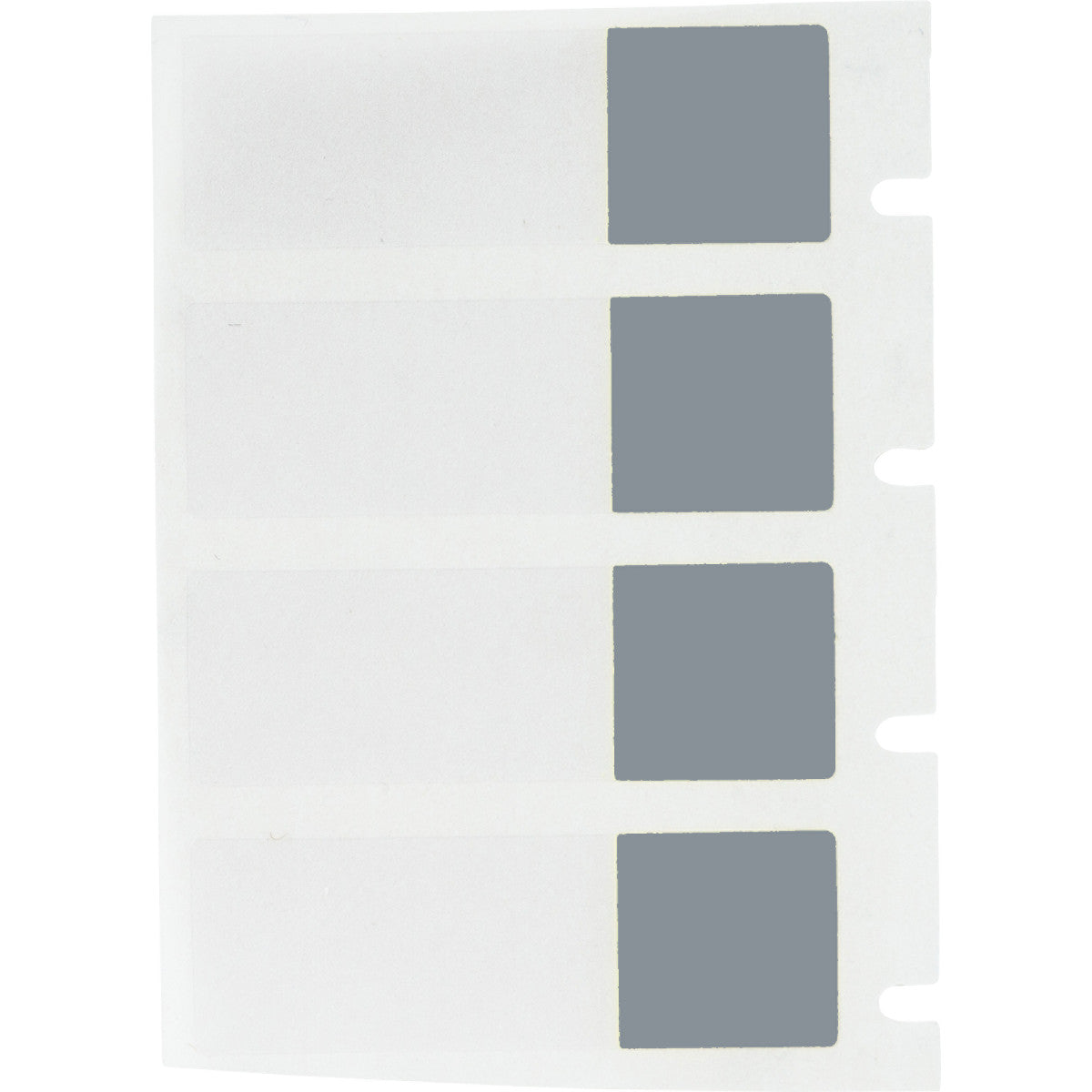 Brady M6-29-427-GY Self-Laminating Vinyl Wrap Around Labels for M610, M611, BMP61, M710 (with media adapter) and BMP71 (with media adapter) 173797