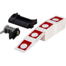 Brady PTLEP-05-7593-RD Engraved Plate Replacement Labels For M611, Bmp61 And Bmp71 802282