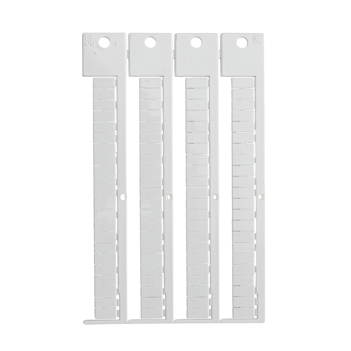 Brady TERMINAL BLOCK TAG, PH, 5X10-5 FLAT Terminal Block Tags - 5mm x 10mm, 5mm Pitch SA1234