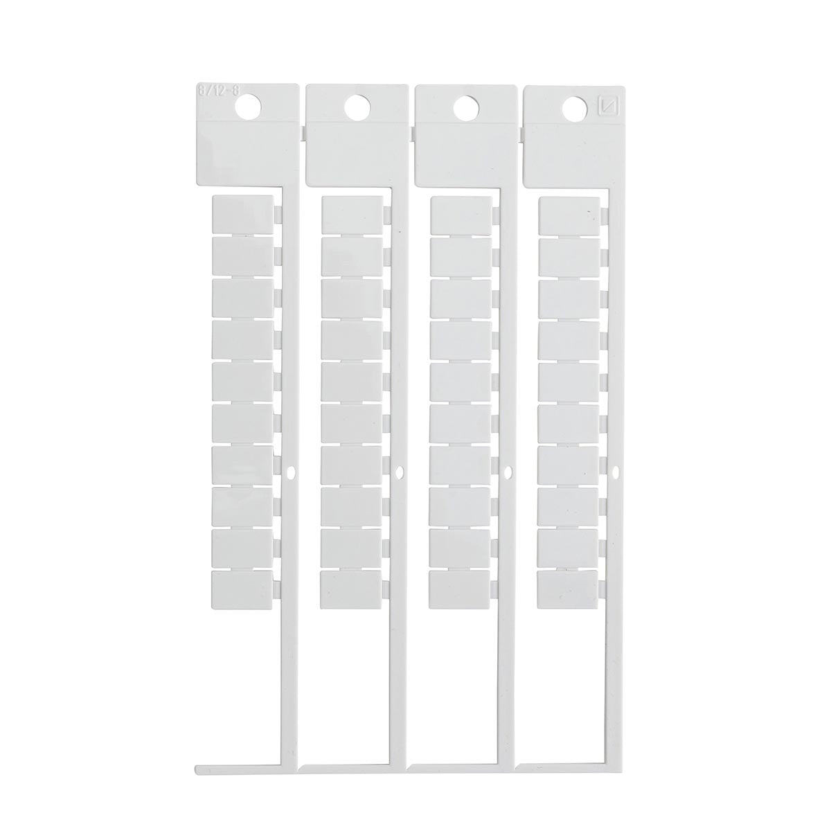 Brady TERMINAL BLOCK TAG, EN, 8X12-8 Terminal Block Tags - 8mm x 12mm, 8mm Pitch SA4470