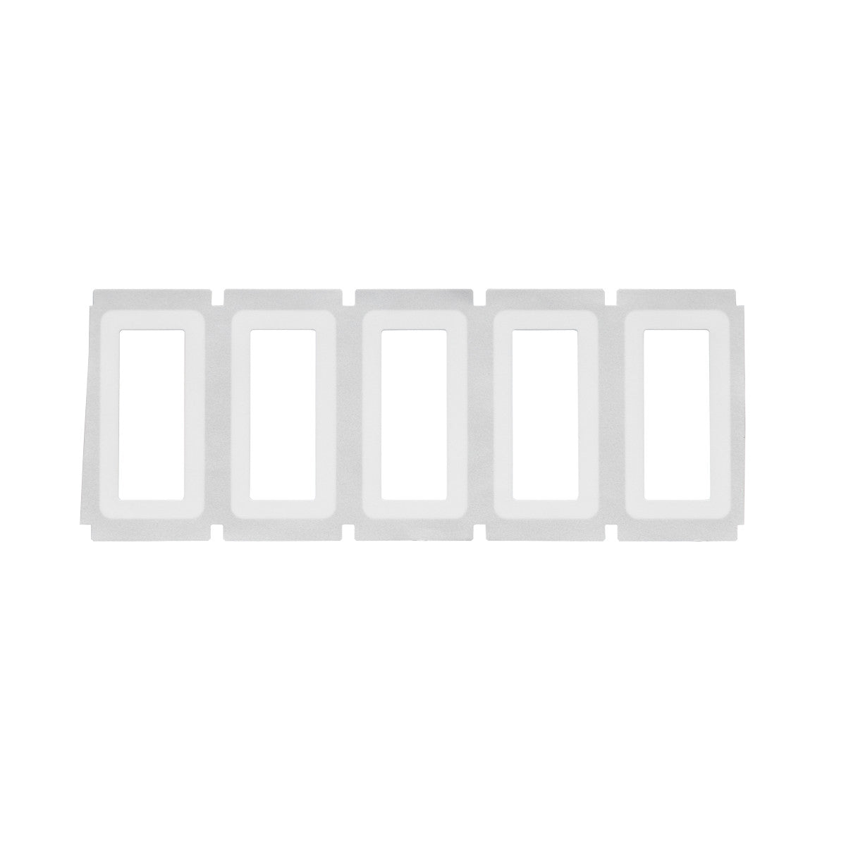 Brady THT-383-712-1 A clear polyester label with a white adhesive border 176199