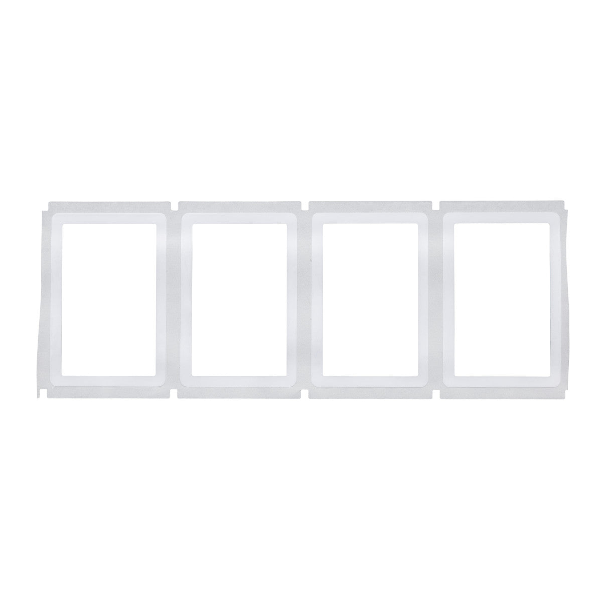 Brady THT-384-712-1 A clear polyester label with a white adhesive border 176191