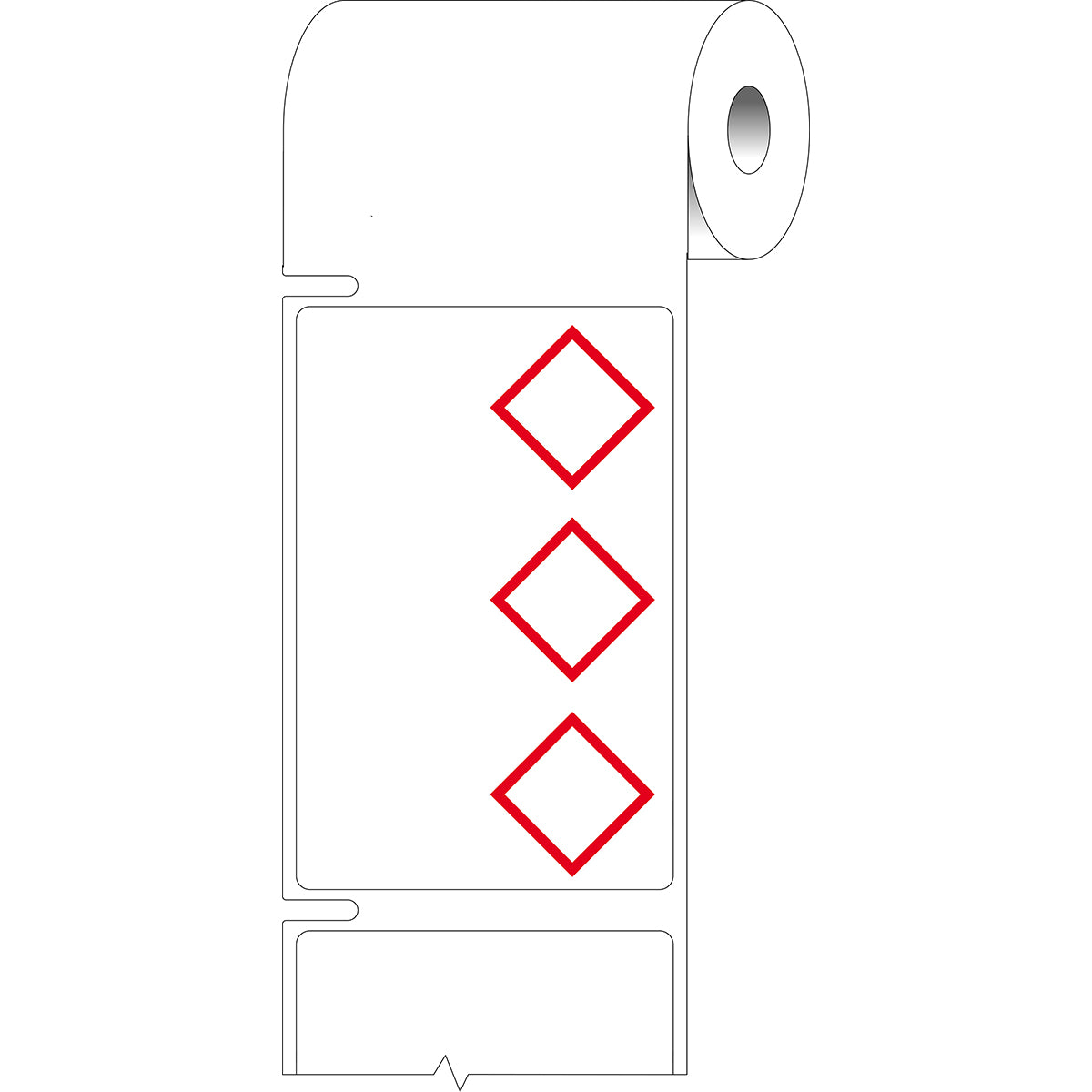 Brady THTCLP-S-L3B-7594-2 Pre-printed Benchtop printer labels for CLP-GHS hazardous substances 622274