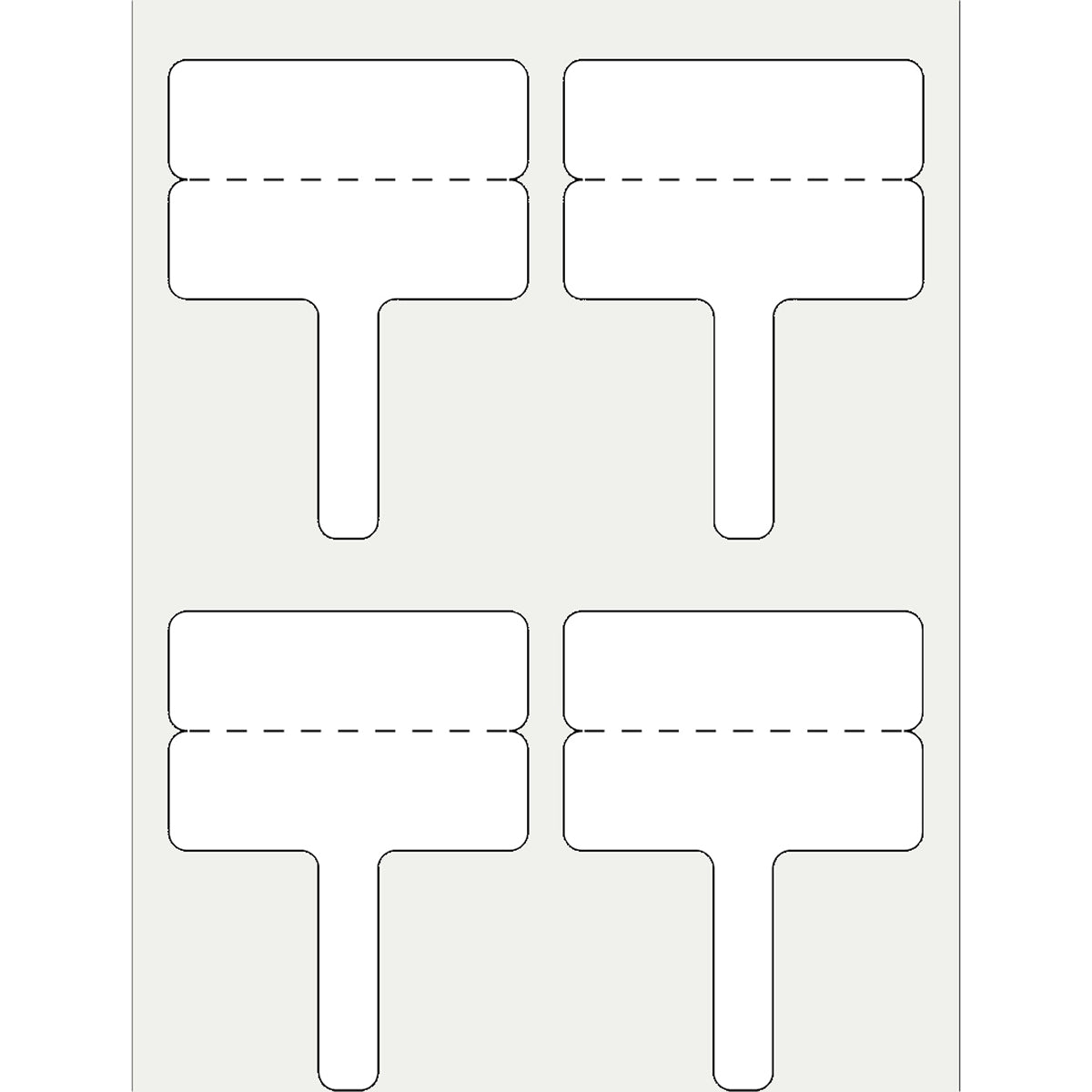 Brady THTFT-01-425 Thermal Transfer Printable Flags 217023