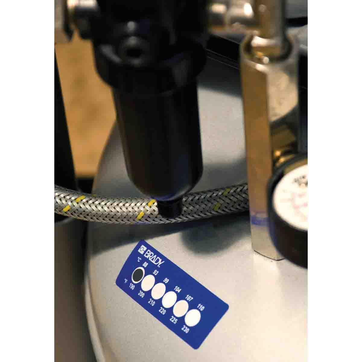 Brady TIL-6-116C/240F Irreversible Temperature Indicating Labels - 6 Level 622098