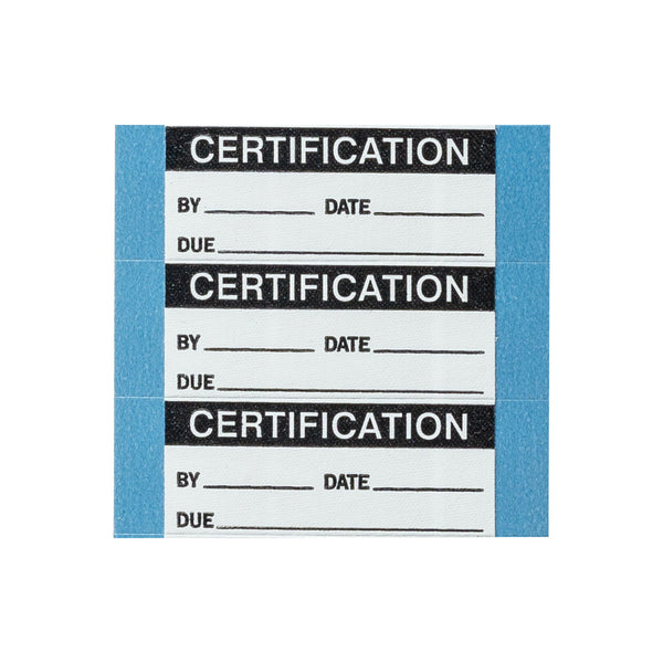 Brady WO-42-PK Quality Control labels - Certification 149364