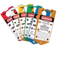 Brady Blue Labelled Lockout Hasp Aluminium Labelled Group Lockout Hasps 065962