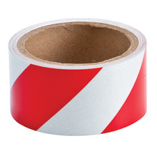 Brady Reflective Striped Tape Refws- 2 R/S Reflective Stripes Tape - Red / White 076309