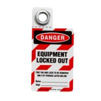 Brady Padlock Tag-D-Equip. Locked... Padlock Tags 105722