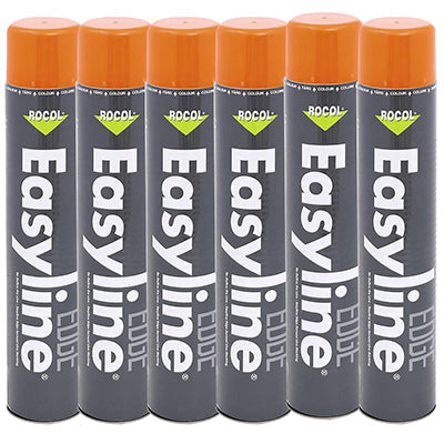 Brady Easyline Paint Orange (Pac Of 6) Permanent Easyline Paint - Orange 225007
