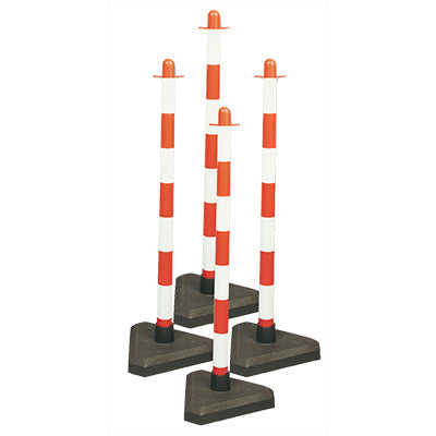 Brady Bradypost & Cement Base Red/Wht Pk4 Post & cement base (3,5 kg) 292237