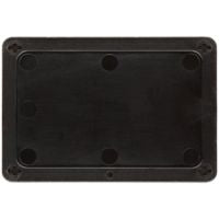 Brady Blank Black Utility Tag 2.5X4 Blank VIP Tags - Large 041921