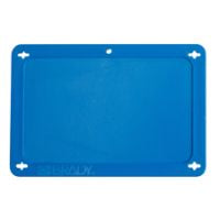 Brady Blank Blue Utility Tag 2.5X4 Blank VIP Tags - Large 041927