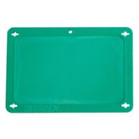 Brady Blank Green Utility Tag 2.5 X4 Blank VIP Tags - Large 041929
