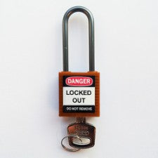 Brady Compact Safe Padlock 50Mm Sha Kd Org/6 Safety Padlocks - Compact 814139