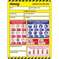 Brady Chem-Gb-Cti-Std-10 Chemtag Insert 806687