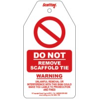 Brady Sund-Misc-190-50 Structural Tie Warning Tags 831437