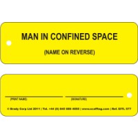 Brady Mul-Eitl-577 Man In Confined Space Tag 831915