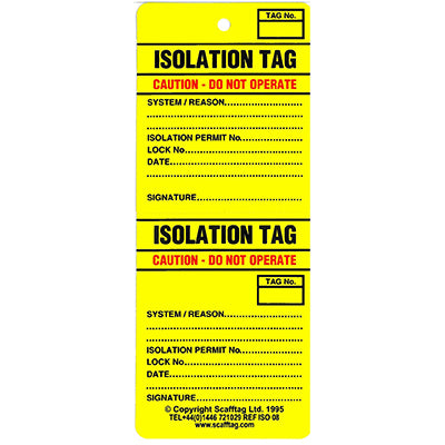 Brady Iso 08 Isolation Tag 833762