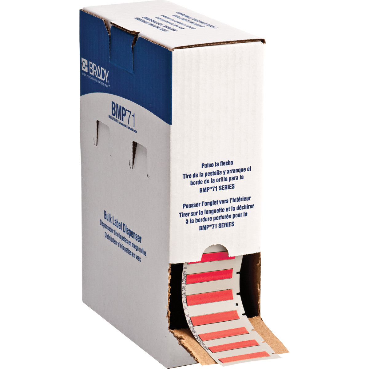 Brady BM-187-175-342-RD PermaSleeve® Heat-Shrink Labels for M610, M611, BMP61, M710 and BMP71 174448