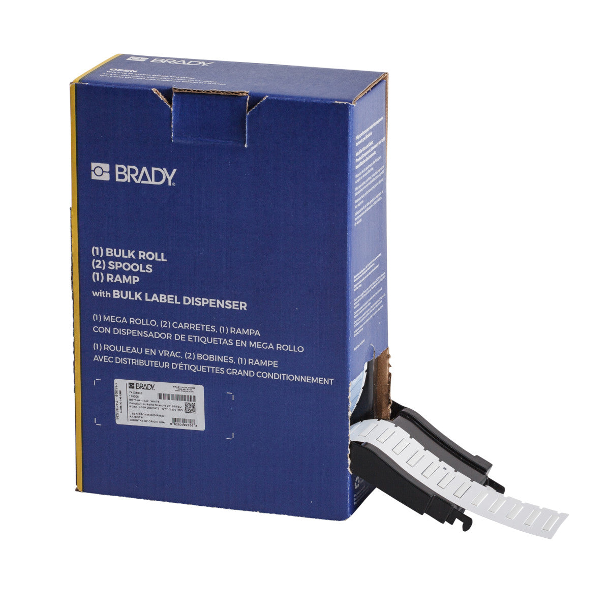 Brady BM-094-1-312 PermaSleeve® Commercial Grade Heat-Shrink Labels for M610, M611, BMP61, M710 and BMP71 174496