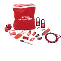 Brady Lk-Elec-Pad-Rd Electrician Lockout Kit + Padlocks 196227