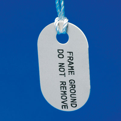 Brady M61-145-145FR-GY Rigid Polyethylene Tags For M611 And Bmp61 149486