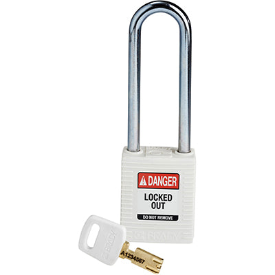 Brady Nyl-Wht-76St-Kd SafeKey Padlocks - Nylon 150295