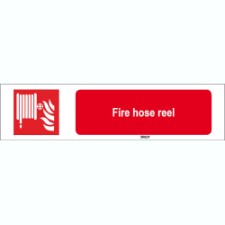 Brady Sten F002-297X74-Pe-Crd/1 ISO 7010 Sign - Fire hose reel 817110