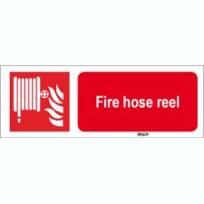 Brady Sten F002-600X200-Pe-Crd/1 ISO 7010 Sign - Fire hose reel 817113