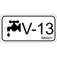 Brady Energy Tag-V-13-75X38Mm-Pp/25 Energy Source Tag Valve 138794
