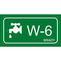 Brady Energy Tag-W-6-75X38Mm-Pp/25 Energy Source Tag Water 138751