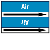 Brady Pme-Air-Bl3-Rll090 Roll form European standard Pipe Markers with liner, without pictograms - Air 228158