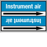 Brady Pme-Instrument Air-Bl3-Rll090 Roll form Pipe Markers with liner, without pictograms - Air 228208