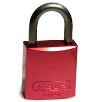 Brady Full Alu Padlocks 25Mm Sha Kd Red/6 Aluminium padlocks - Aluminium Shackle 814066
