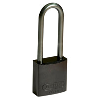 Brady Full Alu Padlocks 75Mm Sha Kd Black/6 Aluminium padlocks - Aluminium Shackle 814081